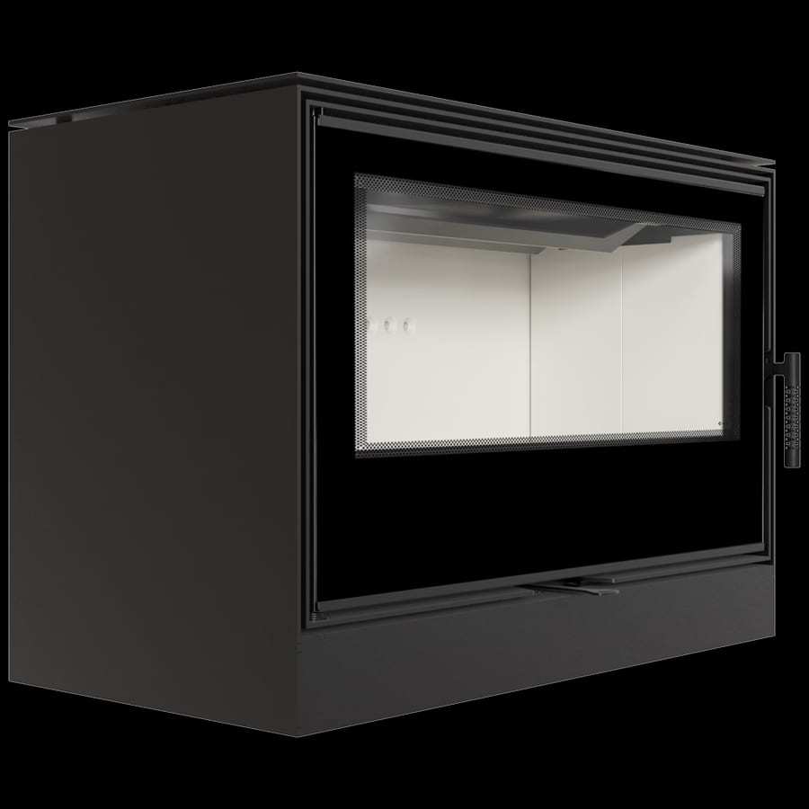 Kaminofen aus Stahl KRATKI KARI 95 Ø 180 14 kW