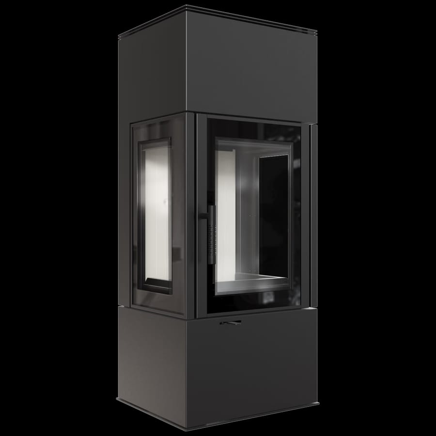 Kaminofen aus Stahl KRATKI THOR VIEW Ø 150 8 kW